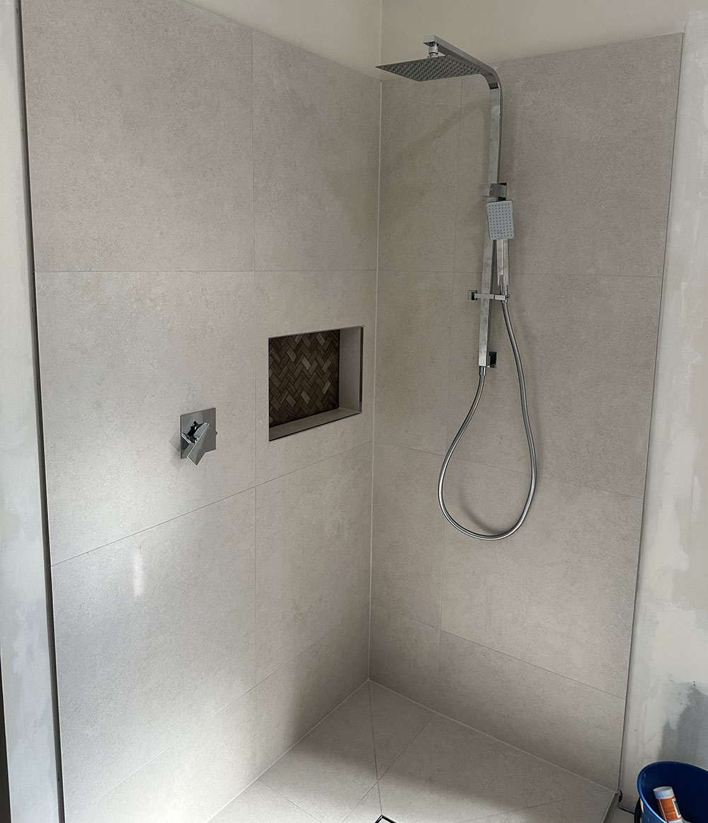 Finished shower rebuild