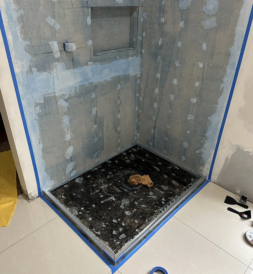 New shower rebuild preperation